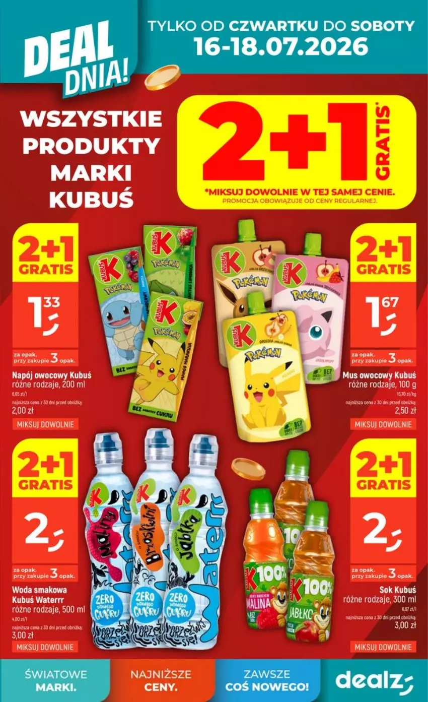 Gazetka promocyjna Dealz - NOWA GAZETKA - ważna 16.07 do 22.07.2026 - strona 3 - produkty: Mus