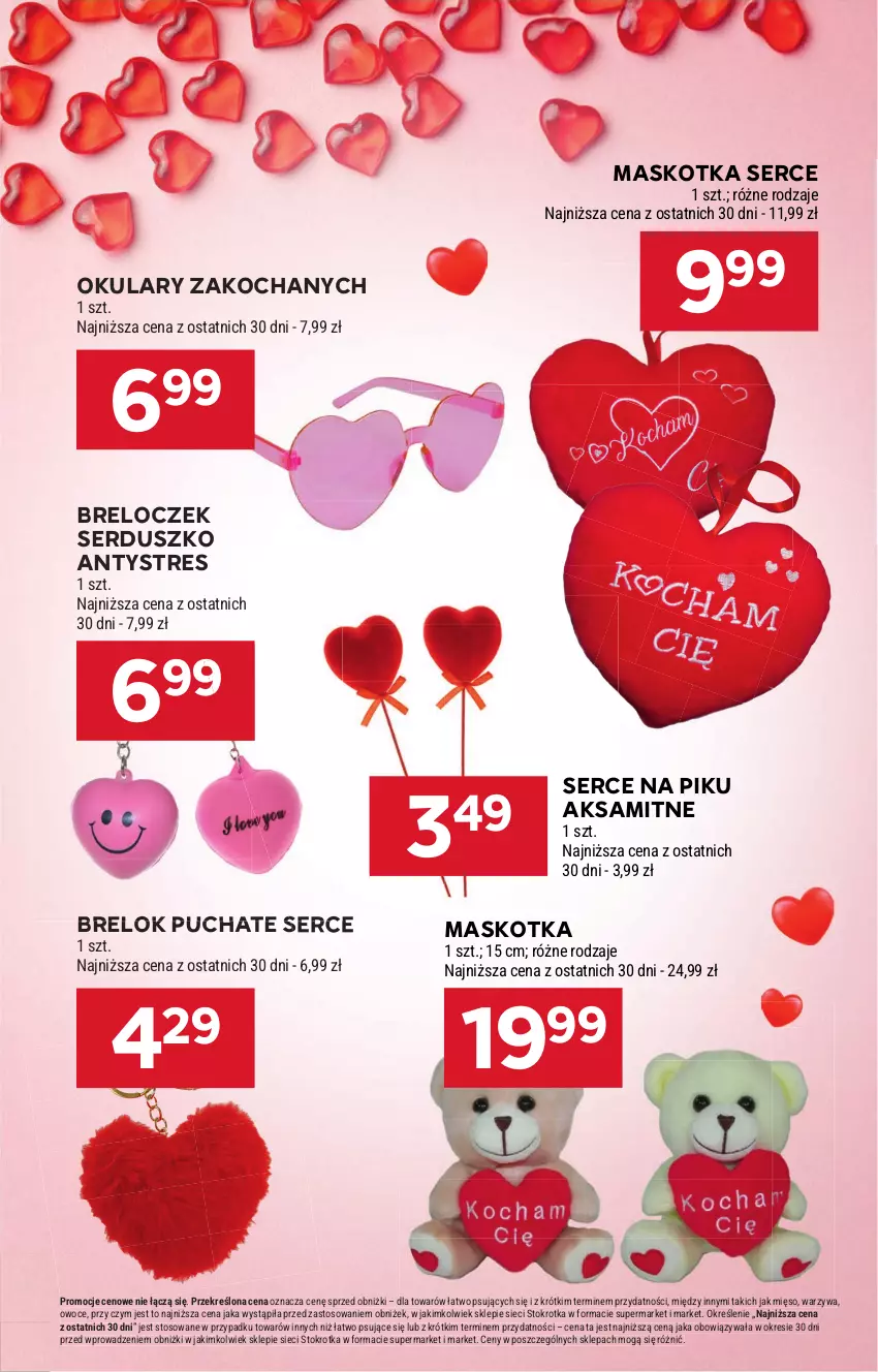 Gazetka promocyjna Stokrotka - Supermarket - ważna 13.02 do 19.02.2025 - strona 14 - produkty: Aksam, Breloczek, Koc, Mięso, Owoce, Ser, Warzywa