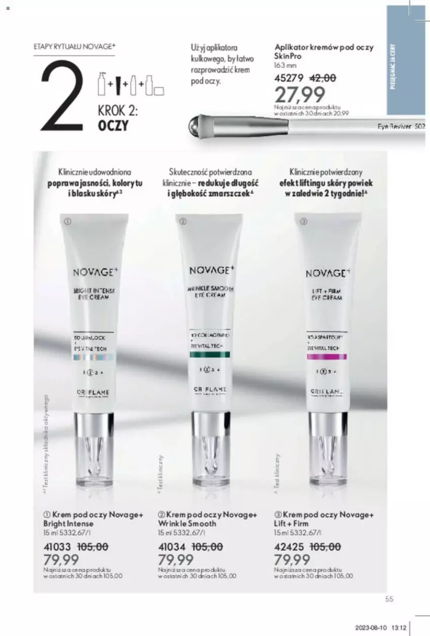 Gazetka promocyjna Oriflame - ważna 31.10 do 14.11.2023 - strona 117 - produkty: Krem pod oczy, Mars, NovAge