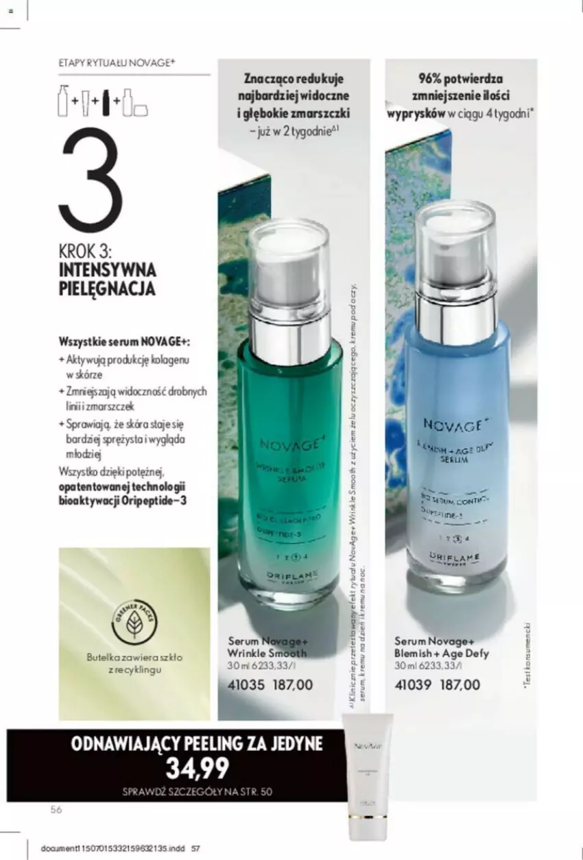 Gazetka promocyjna Oriflame - ważna 31.10 do 14.11.2023 - strona 118 - produkty: Kolagen, Mars, NovAge, Peeling, Rum, Ser, Serum