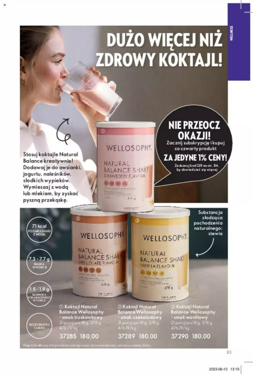 Gazetka promocyjna Oriflame - ważna 31.10 do 14.11.2023 - strona 146 - produkty: Jogurt