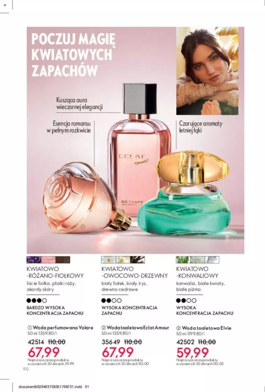 Gazetka promocyjna Oriflame - ważna 31.10 do 14.11.2023 - strona 156 - produkty: Eclat, Elvie, Perfum, Róża, Sok, Volare, Woda, Woda perfumowana, Woda toaletowa