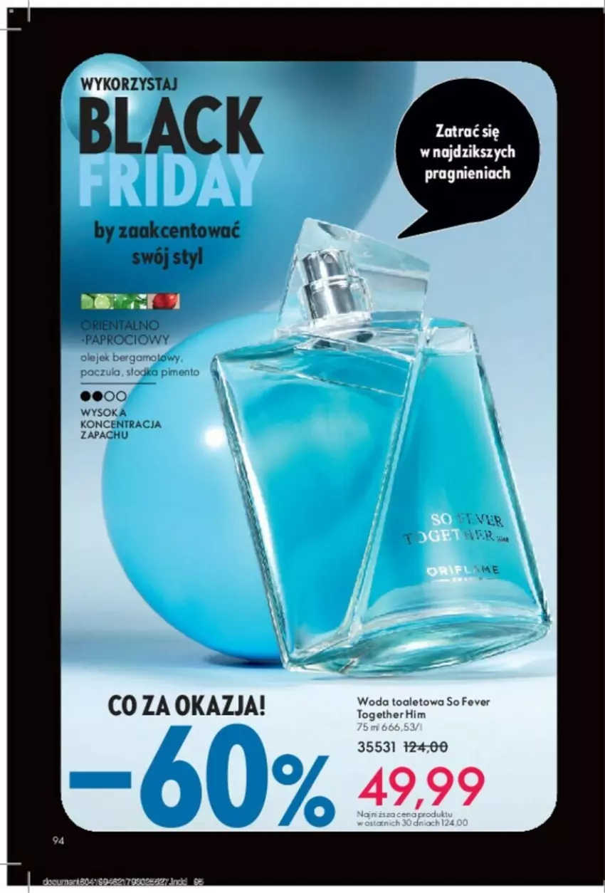 Gazetka promocyjna Oriflame - ważna 31.10 do 14.11.2023 - strona 160 - produkty: Lack, Sok, Woda, Woda toaletowa