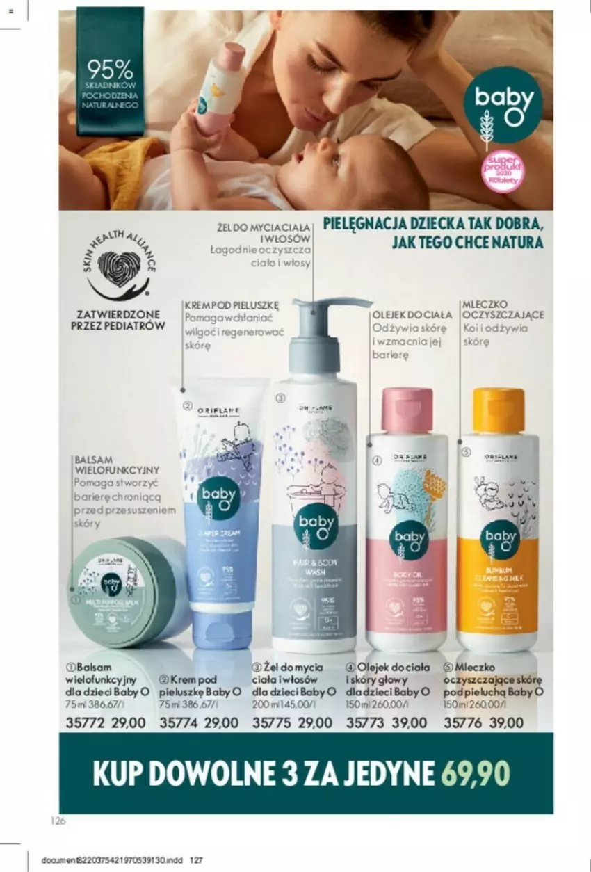 Gazetka promocyjna Oriflame - ważna 31.10 do 14.11.2023 - strona 17 - produkty: Baby O, Dzieci, LG, Mleczko, Olej