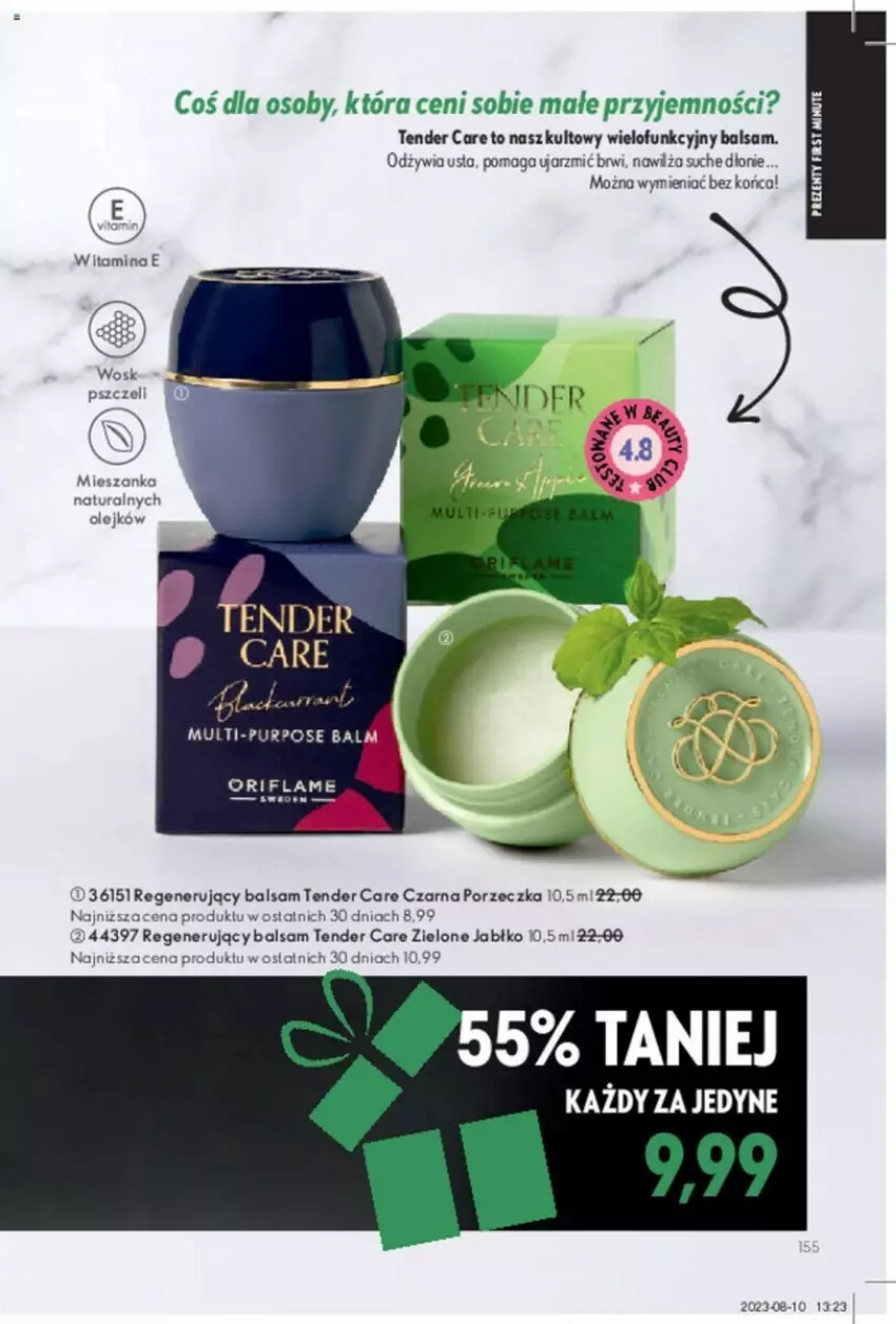 Gazetka promocyjna Oriflame - ważna 31.10 do 14.11.2023 - strona 36 - produkty: O nas, Olej, Oriflame, Por, Pur, Tender Care