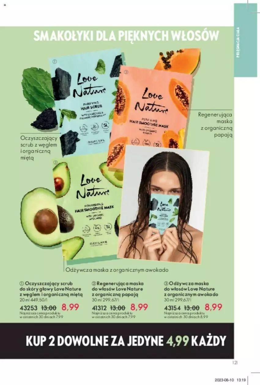 Gazetka promocyjna Oriflame - ważna 31.10 do 14.11.2023 - strona 64 - produkty: Love Nature, Maska, Regenerująca maska