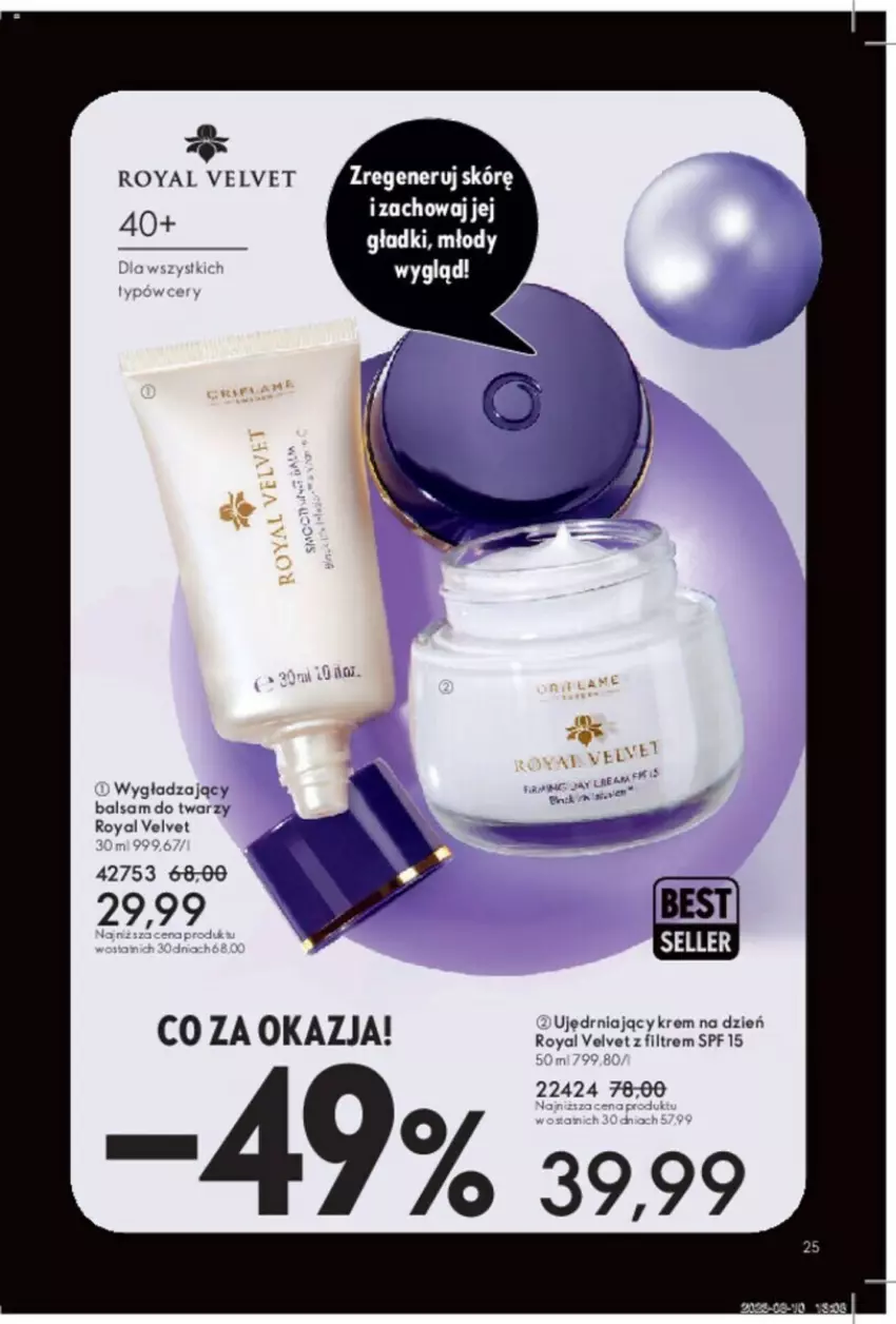 Gazetka promocyjna Oriflame - ważna 31.10 do 14.11.2023 - strona 82 - produkty: Royal Velvet, Velvet