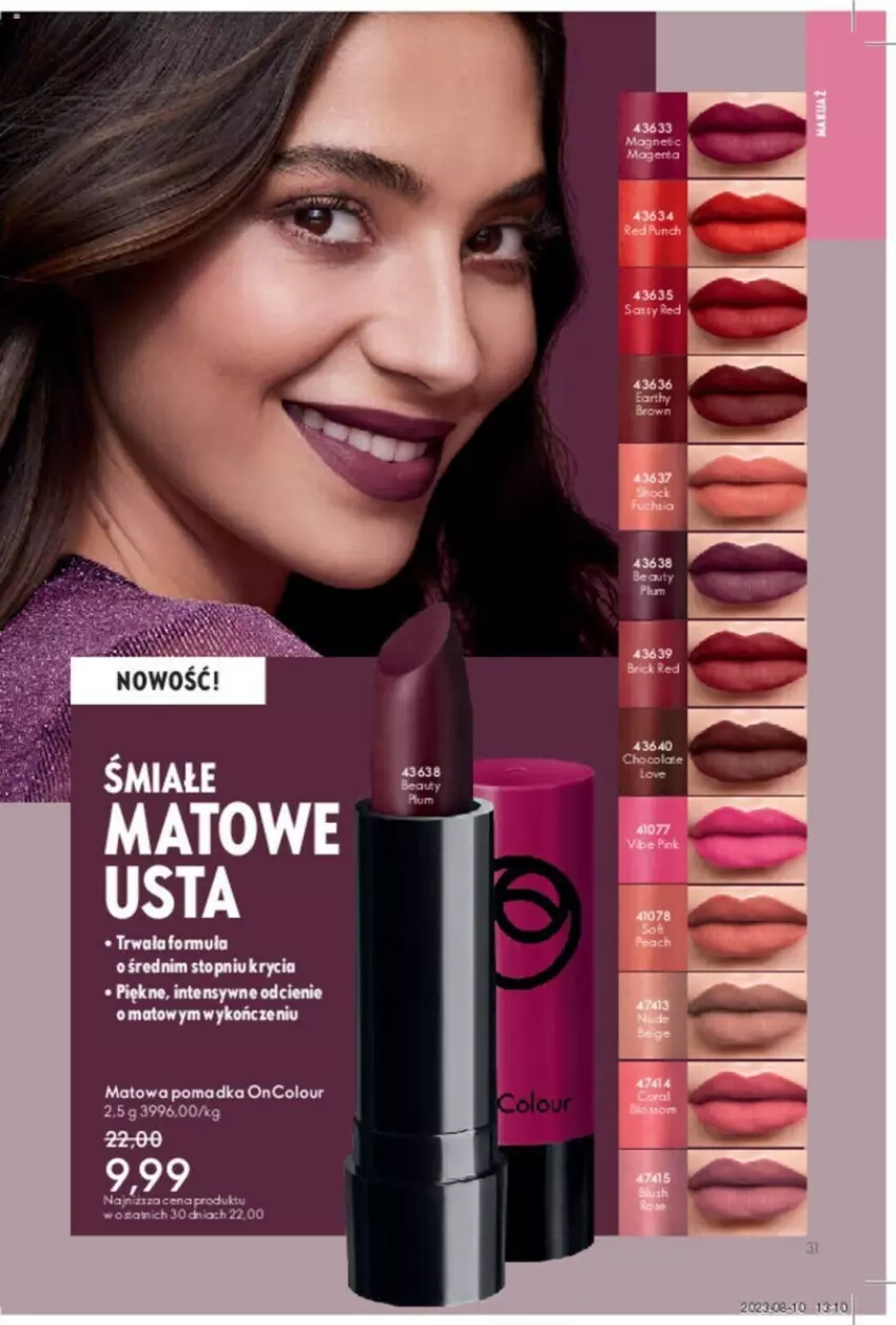 Gazetka promocyjna Oriflame - ważna 31.10 do 14.11.2023 - strona 86 - produkty: OnColour, Top