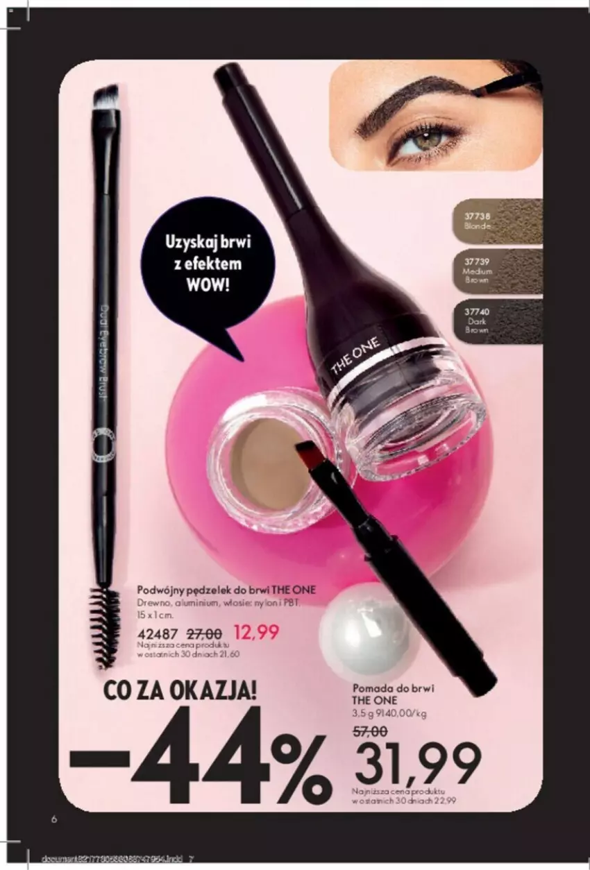 Gazetka promocyjna Oriflame - ważna 31.10 do 14.11.2023 - strona 87 - produkty: Pomada, Pomada do brwi, The ONE