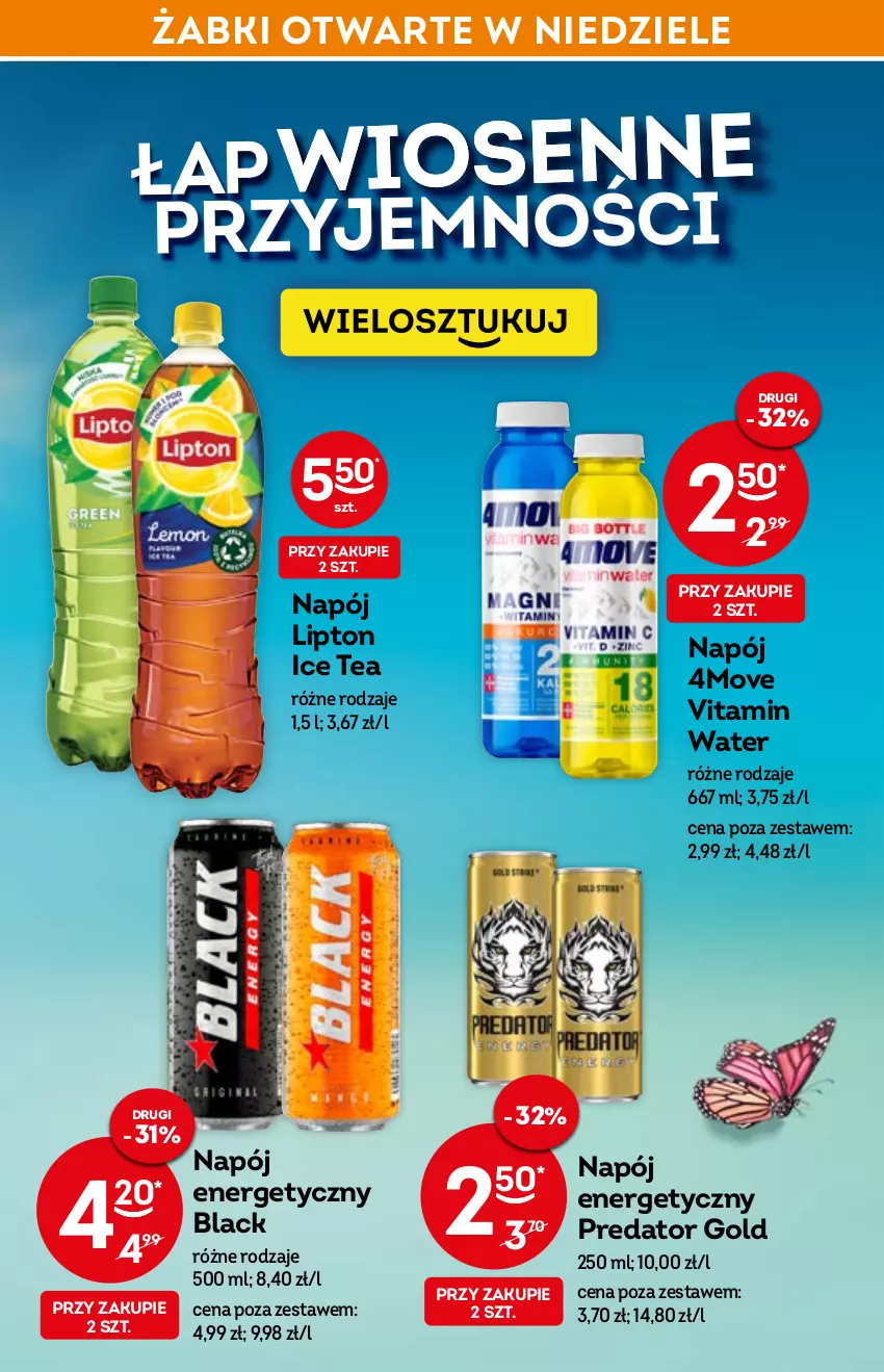 Gazetka promocyjna Żabka - ważna 06.04 do 14.04.2022 - strona 7 - produkty: Ice tea, Lack, Lipton, Napój, Napój energetyczny