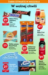 Gazetka promocyjna Żabka - Gazetka - ważna od 14.04 do 14.04.2022 - strona 32 - produkty: Sok, Ryż, Milky Way, Bounty, Twix, Snickers, Wafle, Lack, Tarczyński, Mars, Baton, Kabanos, Napój