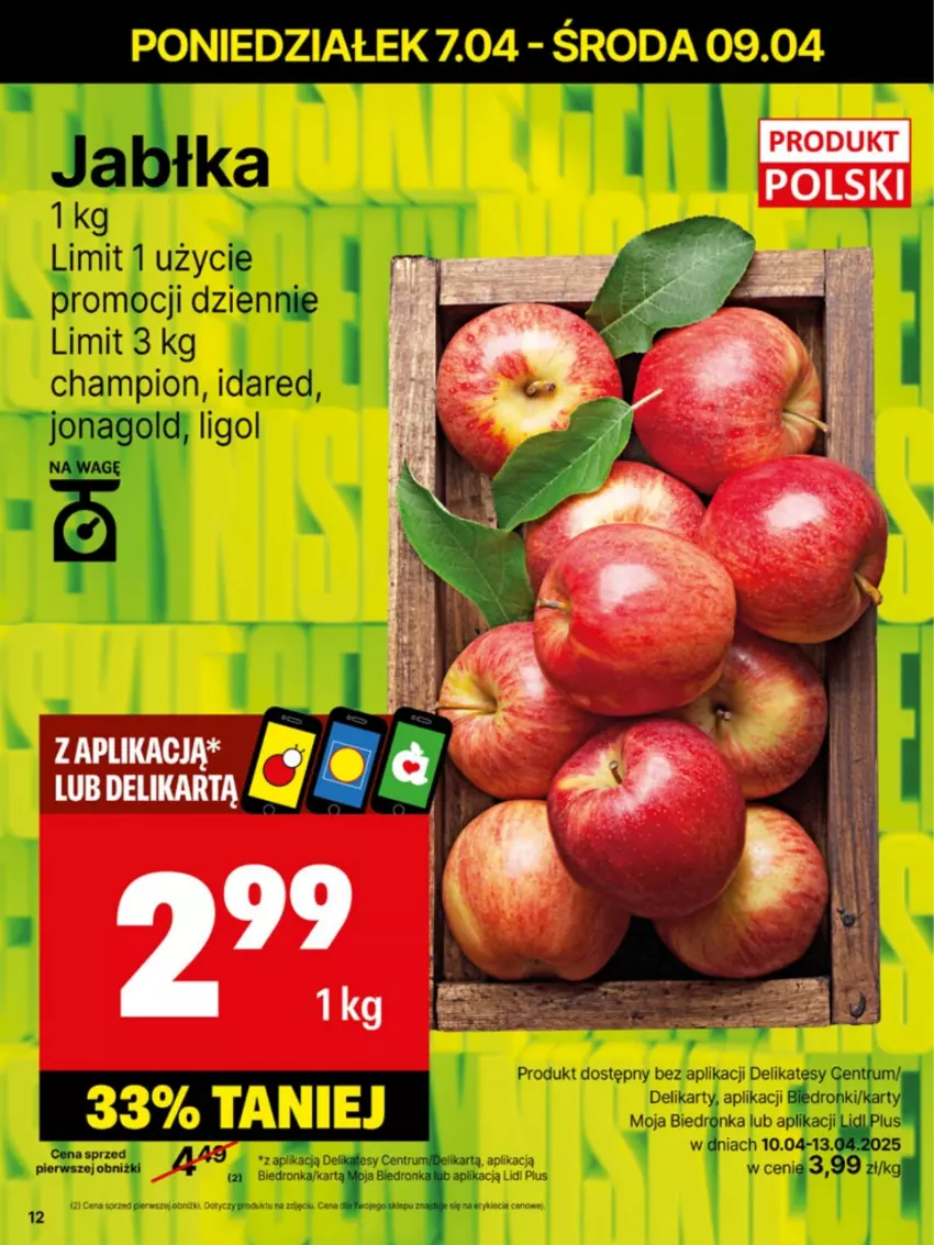 Gazetka promocyjna Delikatesy Centrum - NOWA GAZETKA Delikatesy Centrum od 7 kwietnia! 7-13.04.2025 - ważna 07.04 do 13.04.2025 - strona 12