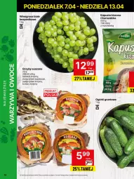Gazetka promocyjna Delikatesy Centrum - NOWA GAZETKA Delikatesy Centrum od 7 kwietnia! 7-13.04.2025 - Gazetka - ważna od 13.04 do 13.04.2025 - strona 14 - produkty: Grzyby, Winogrona, Wino, Grunt