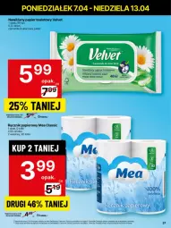 Gazetka promocyjna Delikatesy Centrum - NOWA GAZETKA Delikatesy Centrum od 7 kwietnia! 7-13.04.2025 - Gazetka - ważna od 13.04 do 13.04.2025 - strona 37 - produkty: Papier, Papier toaletowy, Velvet, Aloe vera, Ręcznik, Rolki, Nawilżany papier