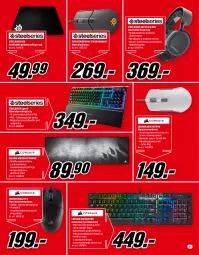 Gazetka promocyjna Media Markt - Gazetka Media Markt - Gazetka - ważna od 30.04 do 30.04.2021 - strona 7 - produkty: Ser, Gra, Rama, Słuchawki, Klawiatura, Lack, Podkładka, Mysz bezprzewodowa, Mysz, Podkładka pod mysz, Podkład