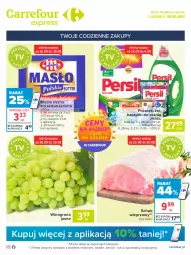 Gazetka promocyjna Carrefour - Gazetka Express - Gazetka - ważna od 30.08 do 30.08.2021 - strona 1 - produkty: Ser, Persil, Kosz, Mlekovita, Schab wieprzowy, Winogrona, Kapsułki do prania, Wino, Masło, Mleko