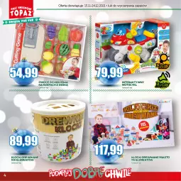 Gazetka promocyjna Topaz - Gazetka - Gazetka - ważna od 24.12 do 24.12.2021 - strona 4 - produkty: Tera, Klocki, Owoce