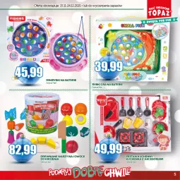 Gazetka promocyjna Topaz - Gazetka - Gazetka - ważna od 24.12 do 24.12.2021 - strona 5 - produkty: Warzywa, Gra, Warzywa i owoce, Owoce