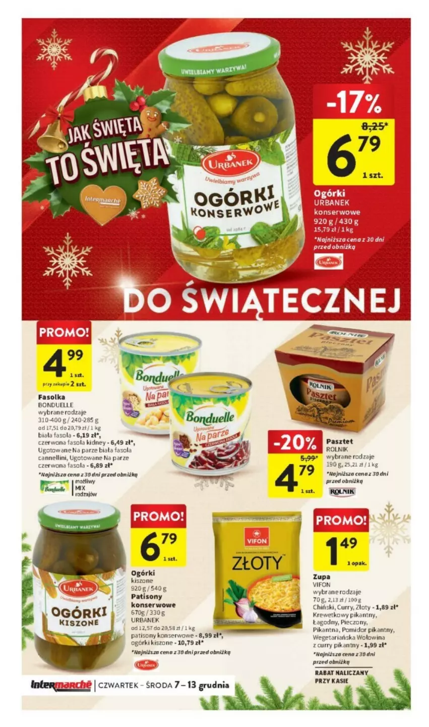 Gazetka promocyjna Intermarche - ważna 07.12 do 13.12.2023 - strona 35 - produkty: Bonduelle, Fa, Fasola, Pasztet, Piec, Rolnik, Ser, Sony, Wołowina