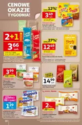 Gazetka promocyjna Auchan - Wielkie Przeboje Cenowe Hipermarket - Gazetka - ważna od 07.01 do 07.01.2026 - strona 22 - produkty: Lajkonik, Praliny, Lindor, Wafelek, Kawa mielona, Kawa, Croissant, Polskie Młyny, Rogal, Knoppers, Chleb, Lindt, Fa