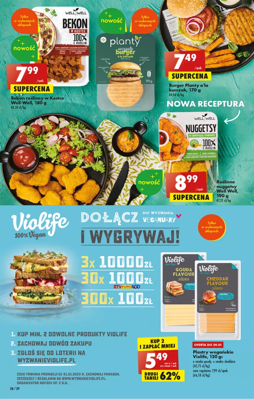 Gazetka promocyjna Biedronka - Gazetka - Biedronka.pl - ważna 26.01 do 01.02.2023 - strona 28 - produkty: Beko, Burger, Cheddar, Kurczak