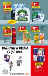 Gazetka promocyjna Biedronka - Gazetka - Biedronka.pl - Gazetka - ważna od 01.02 do 01.02.2023 - strona 48 - produkty: Nałęczowianka, Sok, Gin, Gry, Napój energetyczny, Red Bull, Woda niegazowana, Woda, Napój, LG