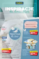 Gazetka promocyjna Makro - [Oferta promocyjna] Artykuły spożywcze i przemysłowe - Gazetka - ważna od 24.01 do 24.01.2022 - strona 26 - produkty: Koc, Kołdra, Pościel, Prześcieradło, Wełna, Komplet pościeli, Poduszka