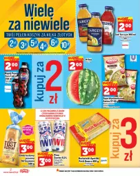 Gazetka promocyjna Topaz - Gazetka - Gazetka - ważna od 20.08 do 20.08.2025 - strona 2 - produkty: Piwa, Piwo, Top, Sok, Gra, Zupa, Kosz, Pepsi, Herbatniki, Chleb tostowy, Chleb, Arbuz