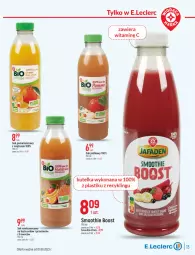 Gazetka promocyjna E Leclerc - Gazetka - ważna od 10.06 do 10.06.2023 - strona 12 - produkty: Sok pomarańczowy, Sok, Sok jabłkowy, Smoothie, Fa