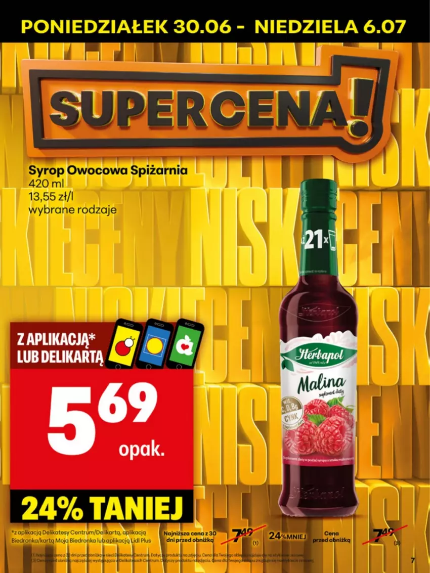 Gazetka promocyjna Delikatesy Centrum - Franczyza DC27 Poniedziałek - ważna 30.06 do 06.07.2025 - strona 7