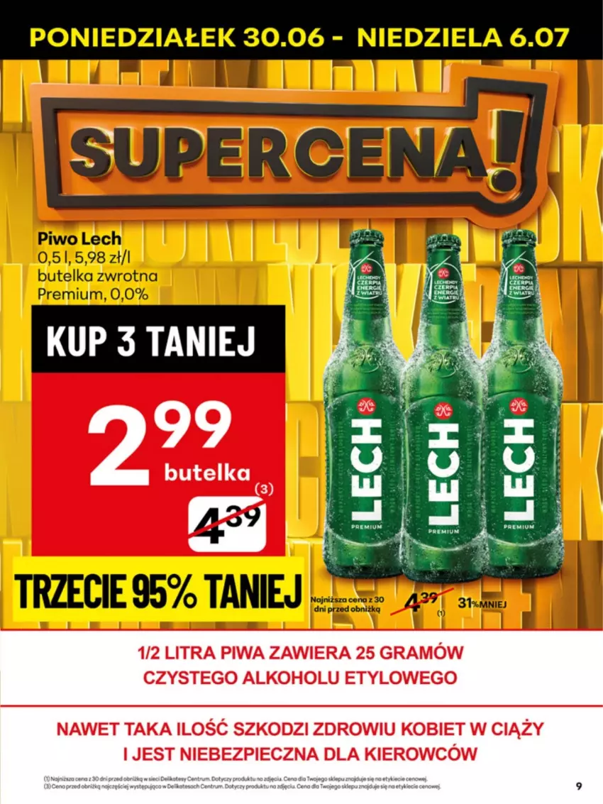 Gazetka promocyjna Delikatesy Centrum - Franczyza DC27 Poniedziałek - ważna 30.06 do 06.07.2025 - strona 9 - produkty: Gra, Piec, Piwa