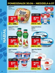 Gazetka promocyjna Delikatesy Centrum - Franczyza DC27 Poniedziałek - Gazetka - ważna od 06.07 do 06.07.2025 - strona 20 - produkty: Ser, Smakowita, Piątnica, Bell, Jogurt, Actimel, Activia, Serek, Bella, Jogobella, Jogurt pitny