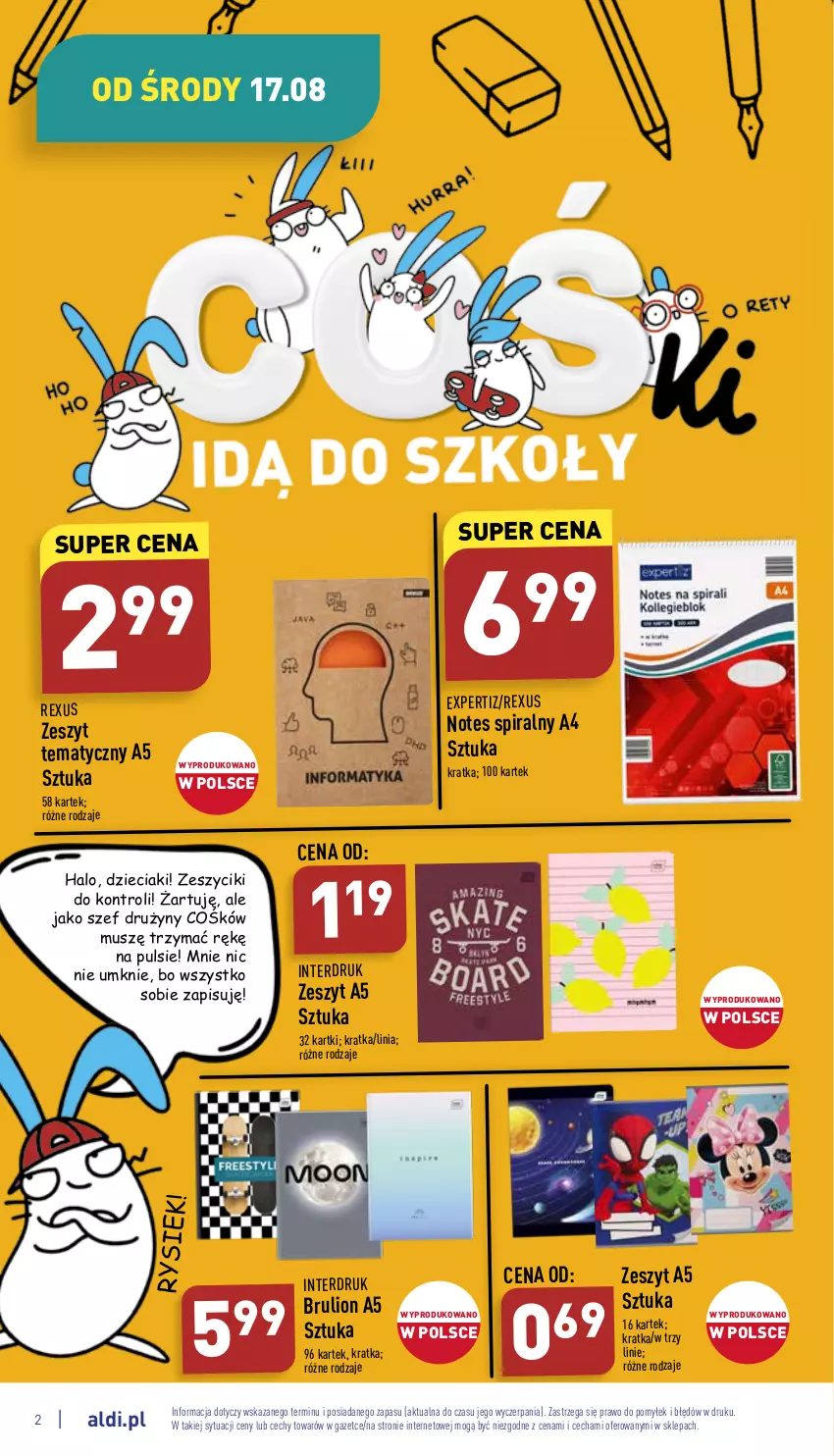 Gazetka promocyjna Aldi - Zaplanuj zakupy wcześniej - ważna 17.08 do 20.08.2022 - strona 2 - produkty: Dzieci, Halo, Lion, Mus