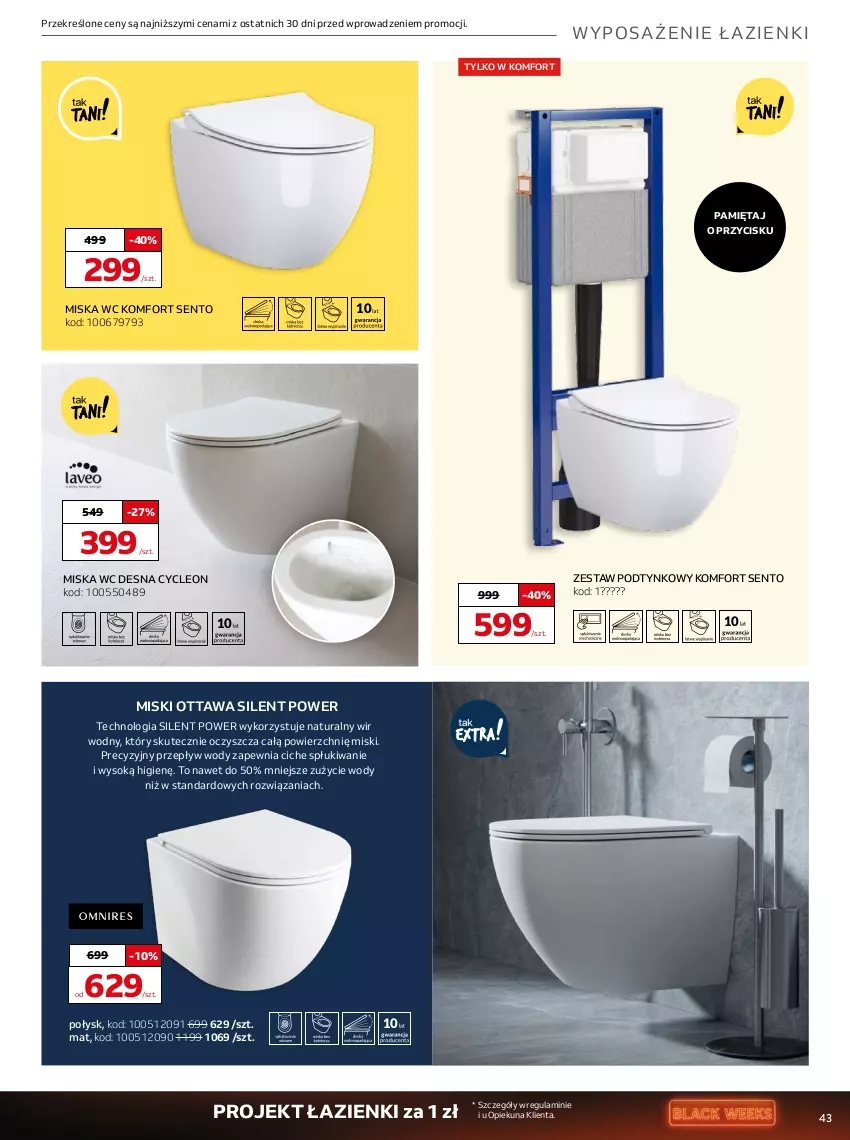 Gazetka promocyjna Komfort - Gazetka Black Weeks 2026 - ważna 28.10 do 01.12.2026 - strona 43 - produkty: Leon, Mięta, Miska, Sok