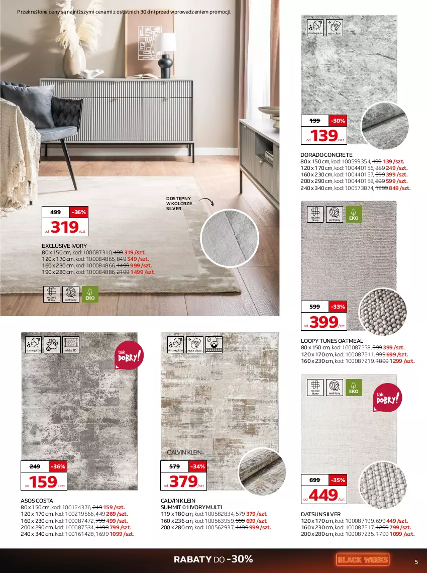 Gazetka promocyjna Komfort - Gazetka Black Weeks 2026 - ważna 28.10 do 01.12.2026 - strona 5 - produkty: Calvin Klein, Sos