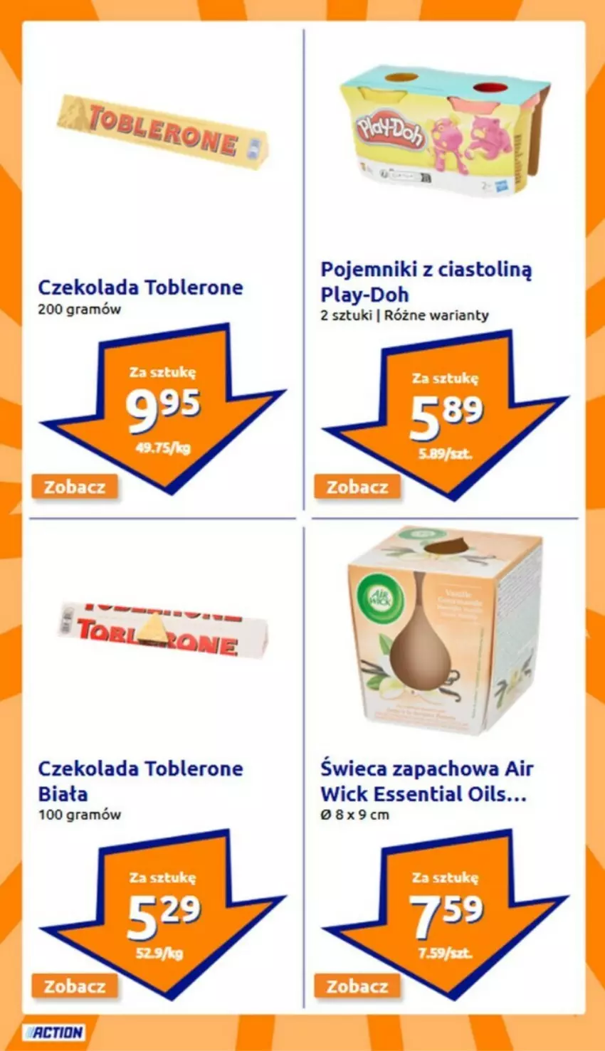 Gazetka promocyjna Action - ważna 15.01 do 21.01.2025 - strona 10 - produkty: Air Wick, Czekolada, Gra, Play-Doh, Pojemnik, Toblerone