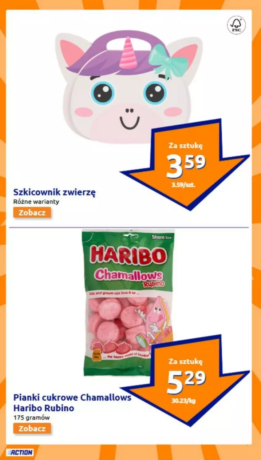 Gazetka promocyjna Action - ważna 15.01 do 21.01.2025 - strona 9 - produkty: Gra, Hama, Haribo, Rubin, Szkicownik