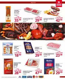 Gazetka promocyjna Selgros - Oferta gastronomiczna - Gazetka - ważna od 04.01 do 04.01.2023 - strona 5 - produkty: Ser, Salami, Parówki, Prosciutto, Szynka konserwowa, Szynka, Boczek, Frankfurterki, Kabanos, Kiełbasa, Berlinki