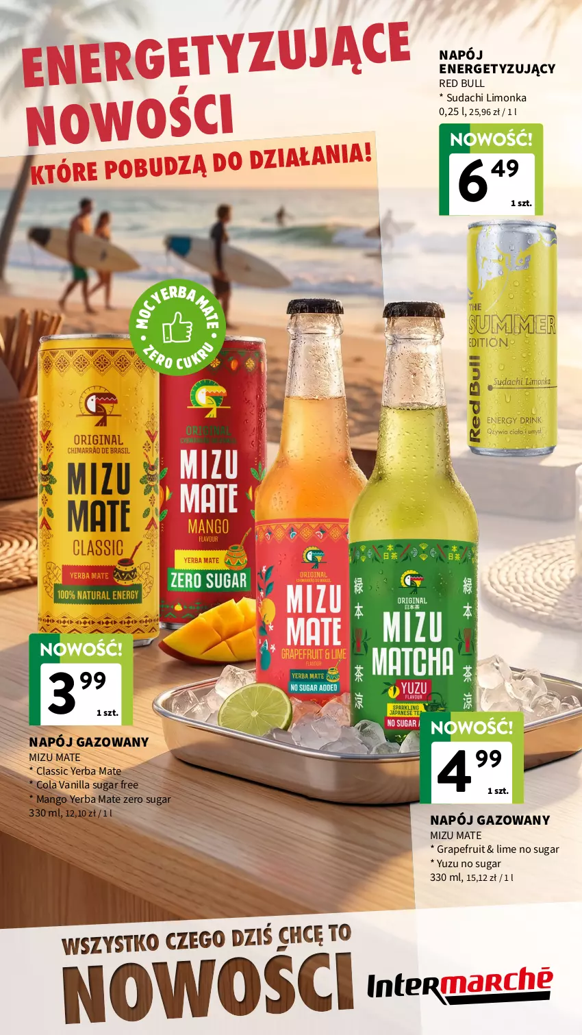 Gazetka promocyjna Intermarche - Katalog nowości - ważna 16.07 do 29.07.2026 - strona 2 - produkty: Gra, Limonka, Mango, Napój, Napój gazowany, Red Bull
