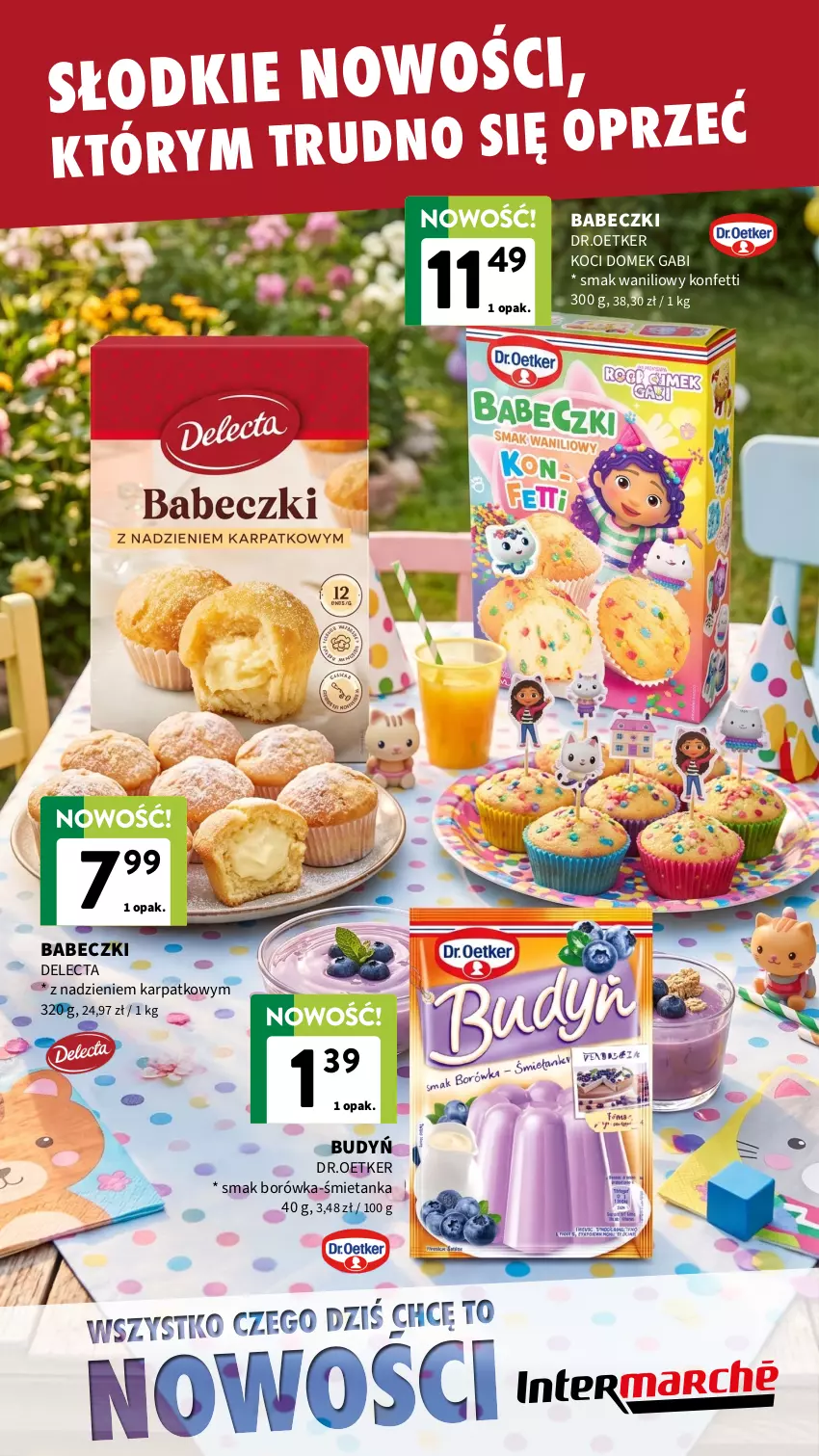 Gazetka promocyjna Intermarche - Katalog nowości - ważna 16.07 do 29.07.2026 - strona 6 - produkty: Babeczki, Borówka, Budyń, Delecta, Karp, Koc