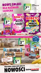 Gazetka promocyjna Intermarche - Katalog nowości - Gazetka - ważna od 29.07 do 29.07.2026 - strona 4 - produkty: Ser, Mus, Migdały, Chia, Płatki owsiane, Mars, Pudding, Tymbark, Oshee, Baton, Owoce, Deser, Kakao