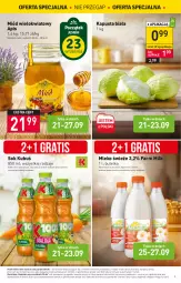 Gazetka promocyjna Stokrotka - Market - Gazetka - ważna od 27.09 do 27.09.2023 - strona 8 - produkty: Warzywa, Sok, Por, Gra, Farm Milk, Miód, Owoce, Kubuś, Mięso, Mleko, Fa