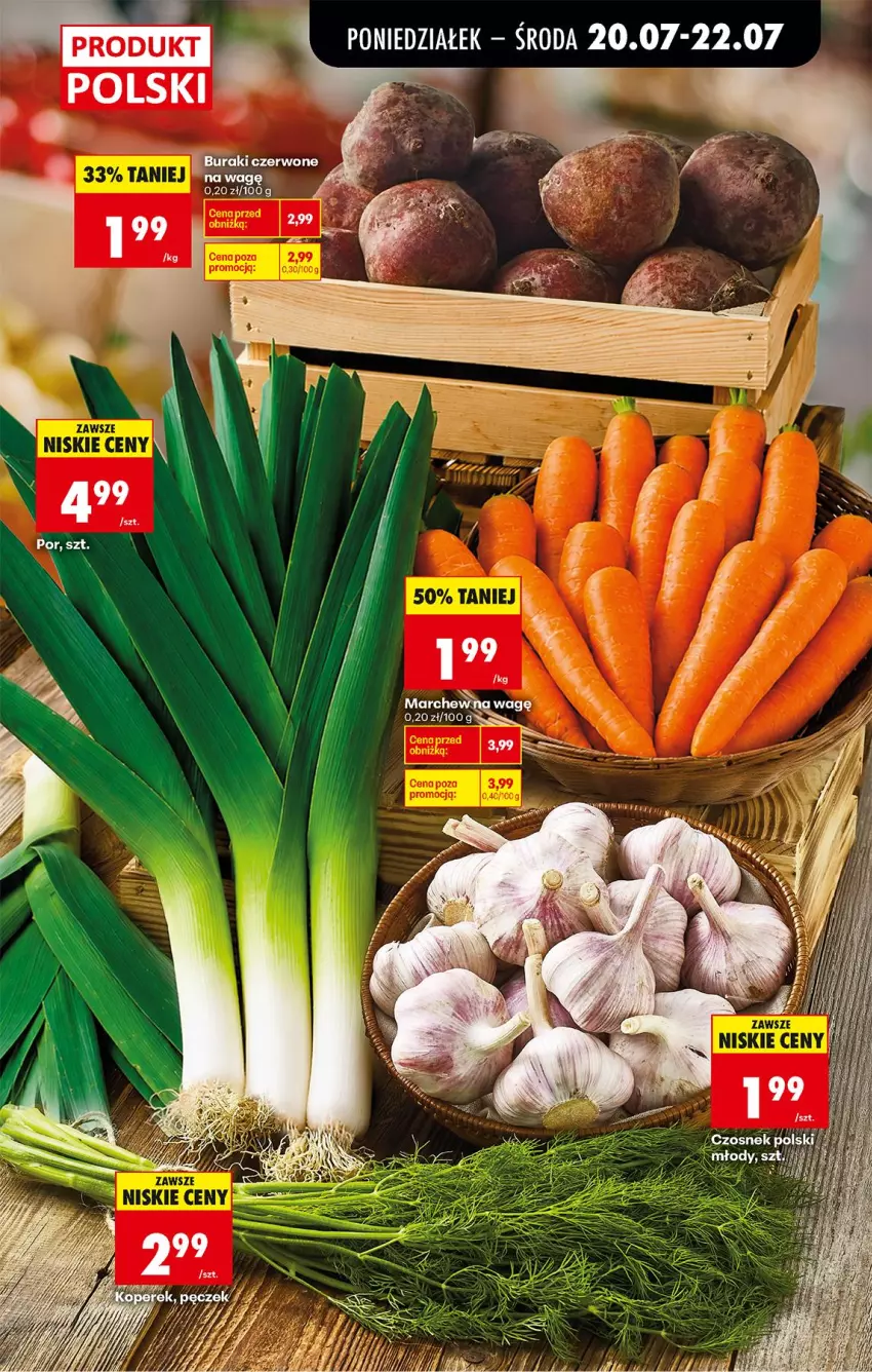 Gazetka promocyjna Biedronka - Od Poniedziałku - ważna 20.07 do 25.07.2026 - strona 29 - produkty: Buraki, Czosnek, Por