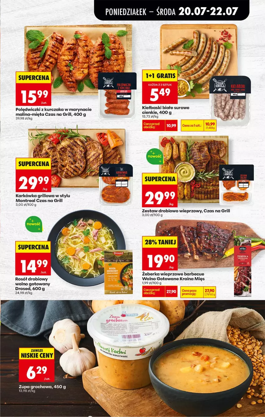 Gazetka promocyjna Biedronka - Od Poniedziałku - ważna 20.07 do 25.07.2026 - strona 35 - produkty: Grill, Kurczak, Mięta, Polędwiczki z kurczaka, Rosół, Rosół drobiowy, Warzywa, Zupa