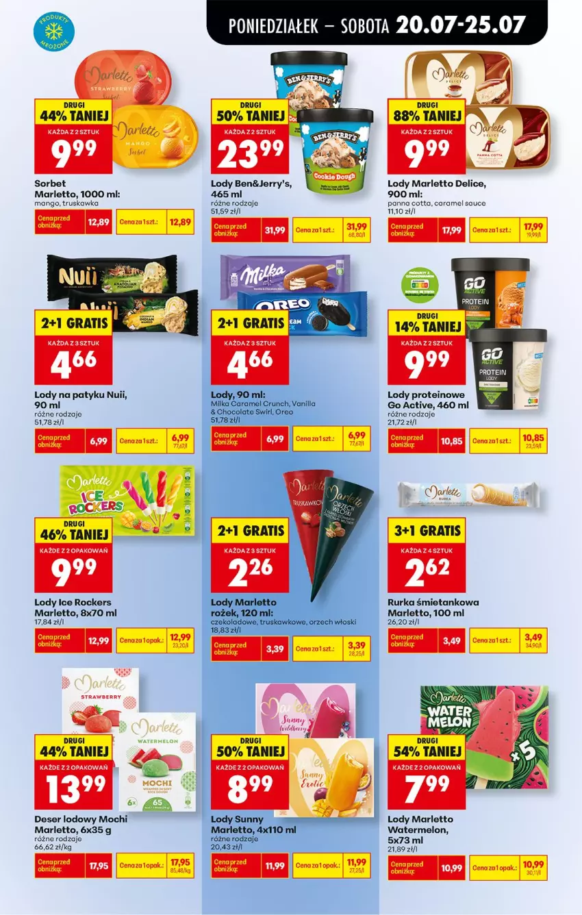 Gazetka promocyjna Biedronka - Od Poniedziałku - ważna 20.07 do 25.07.2026 - strona 49 - produkty: Deser, Gra, Lody, Mango, Melon, Panna cotta, Ser