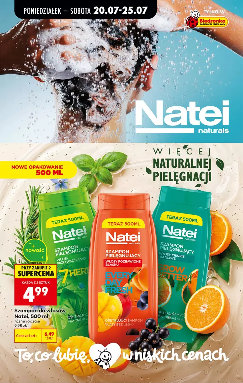Gazetka promocyjna Biedronka - Od Poniedziałku - ważna 20.07 do 25.07.2026 - strona 75 - produkty: Szampon