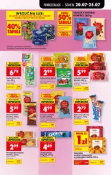Gazetka promocyjna Biedronka - Od Poniedziałku - Gazetka - ważna od 25.07 do 25.07.2026 - strona 57 - produkty: Ciastka, Sok, Gin, Cukier, Dinozaur, Bonitki, Herbatniki, Galaretka, Baton, Knoppers, Cukierki, Gala, Oreo, Fa
