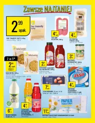 Gazetka promocyjna Bi1 - MegaPaki - Gazetka - ważna od 31.01 do 31.01.2023 - strona 7 - produkty: Majonez, Ketchup, Makaron, Ser, Rum, Salami, Papier, Ręcznik kuchenny, Jaja, Papier toaletowy, Ręcznik, Rolki, Foxy, Kluski na parze, Olma, Mleko