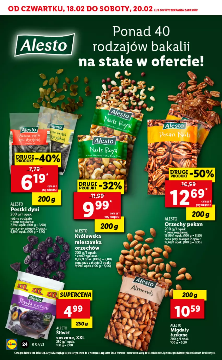 Gazetka promocyjna Lidl - GAZETKA - ważna 18.02 do 20.02.2021 - strona 24 - produkty: Pestki dyni