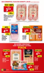 Gazetka promocyjna Lidl - GAZETKA - Gazetka - ważna od 20.02 do 20.02.2021 - strona 16 - produkty: Polędwica, Kiełbasa krakowska, Dada, PIKOK, Kiełbasa